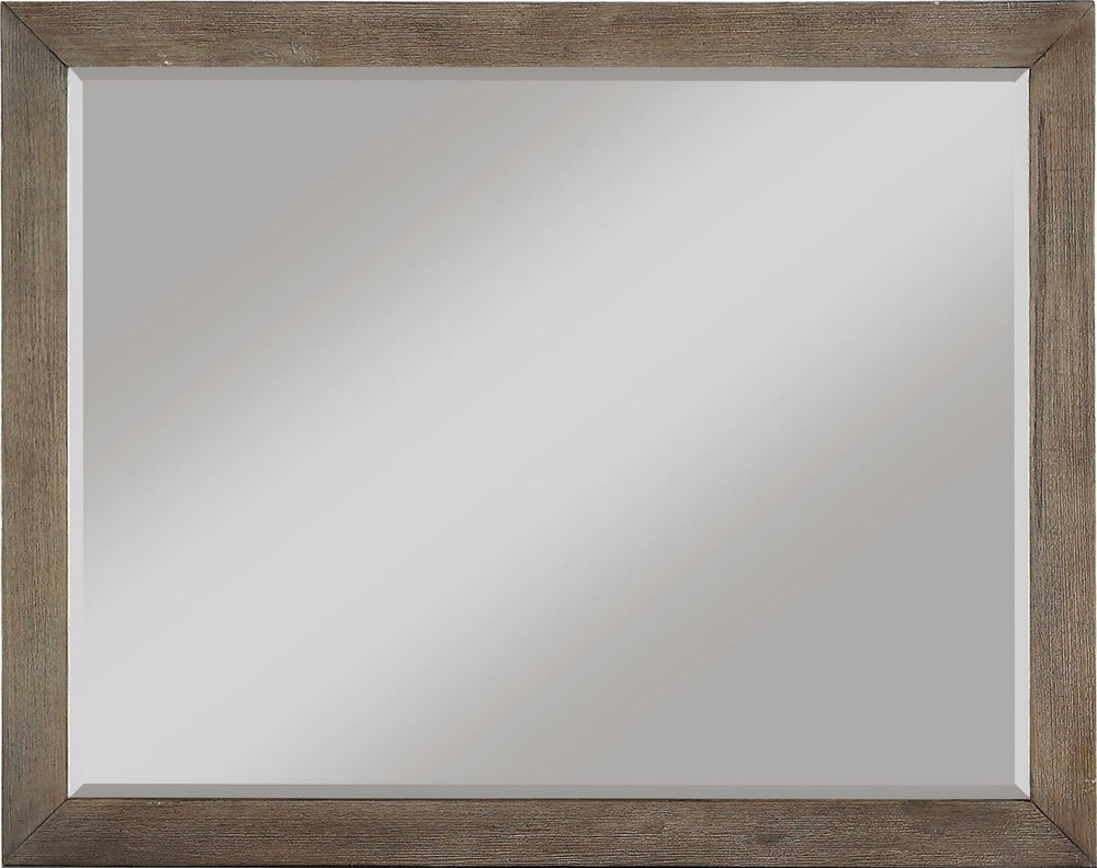 Melbourne Beveled Glass Mirror in Dark Pine – view 4