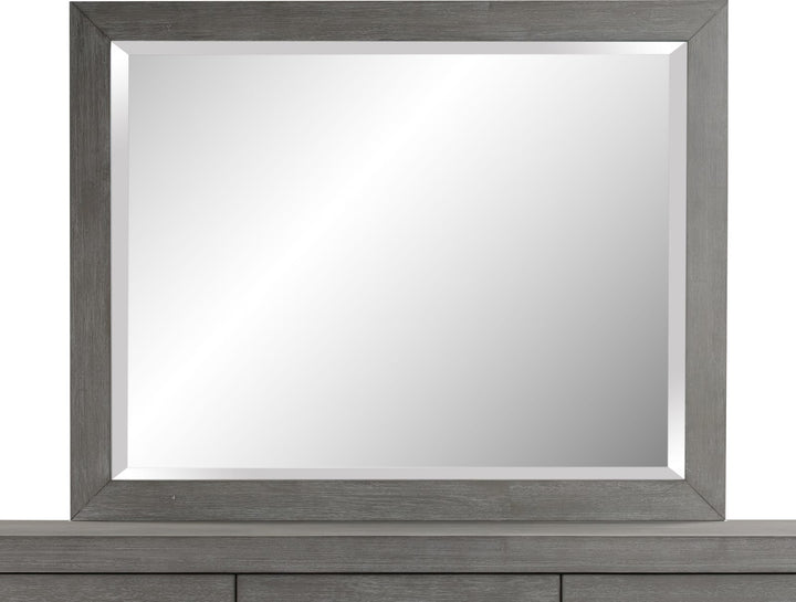 Melbourne Beveled Glass Mirror in Mineral – view 3