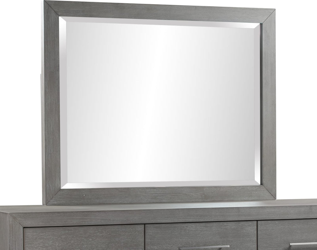 Melbourne Beveled Glass Mirror in Mineral – view 4