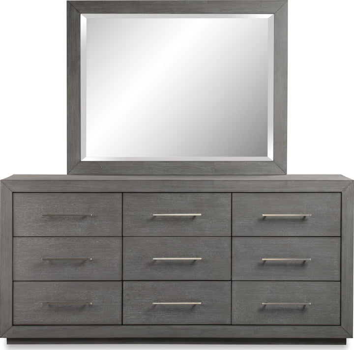 Melbourne Beveled Glass Mirror in Mineral – view 6