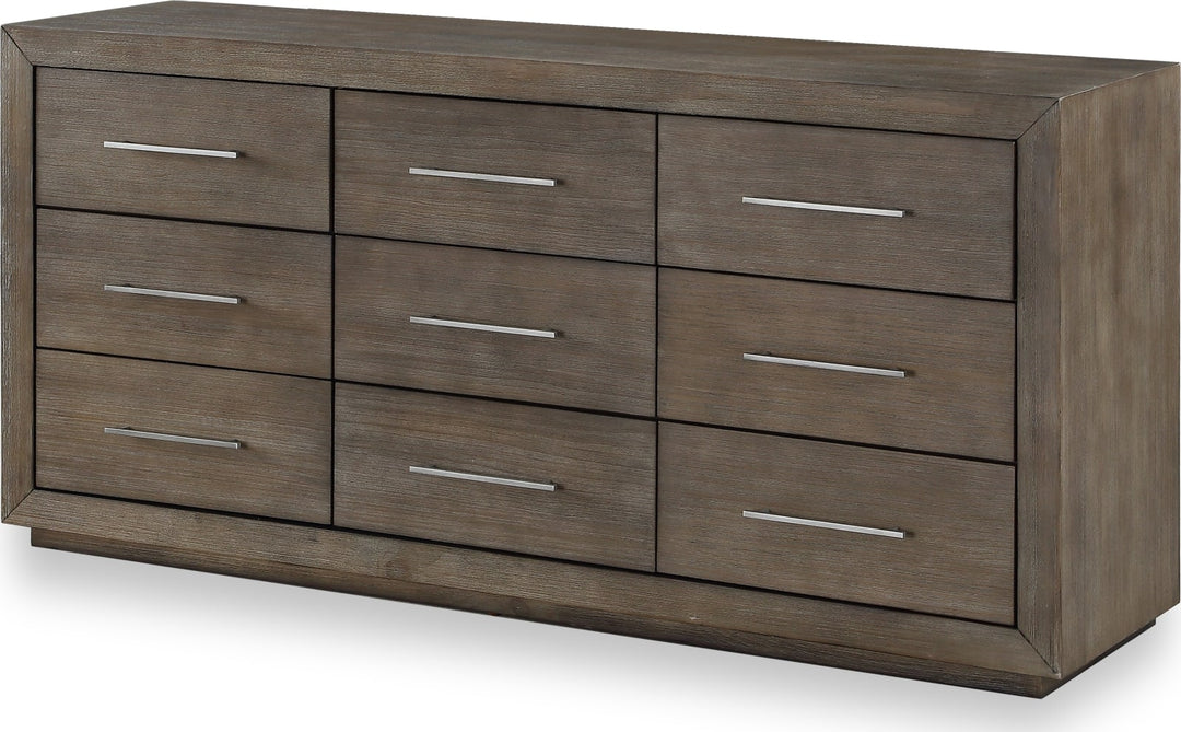 Melbourne Nine Drawer Dresser in Dark Pine (2024) – view 6