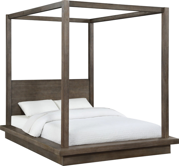 Melbourne King-Size Canopy Bed in Dark Pine – view 4