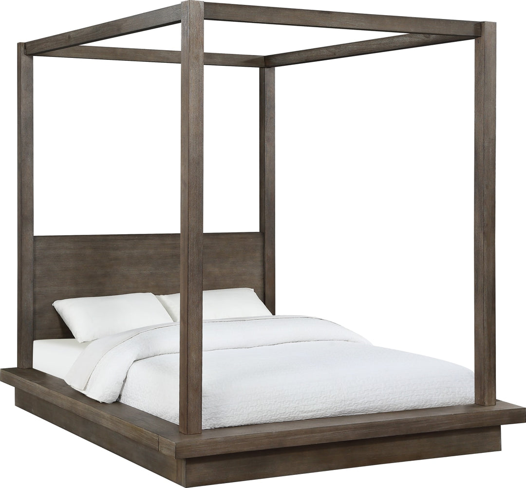 Melbourne King-Size Canopy Bed in Dark Pine – view 4