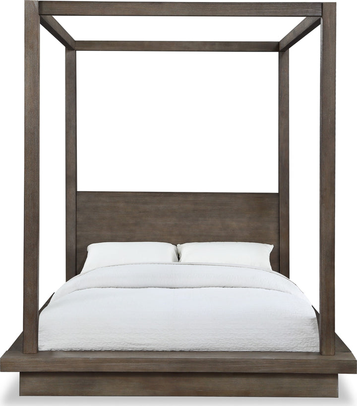 Melbourne Full-Size Canopy Bed in Dark Pine – view 5