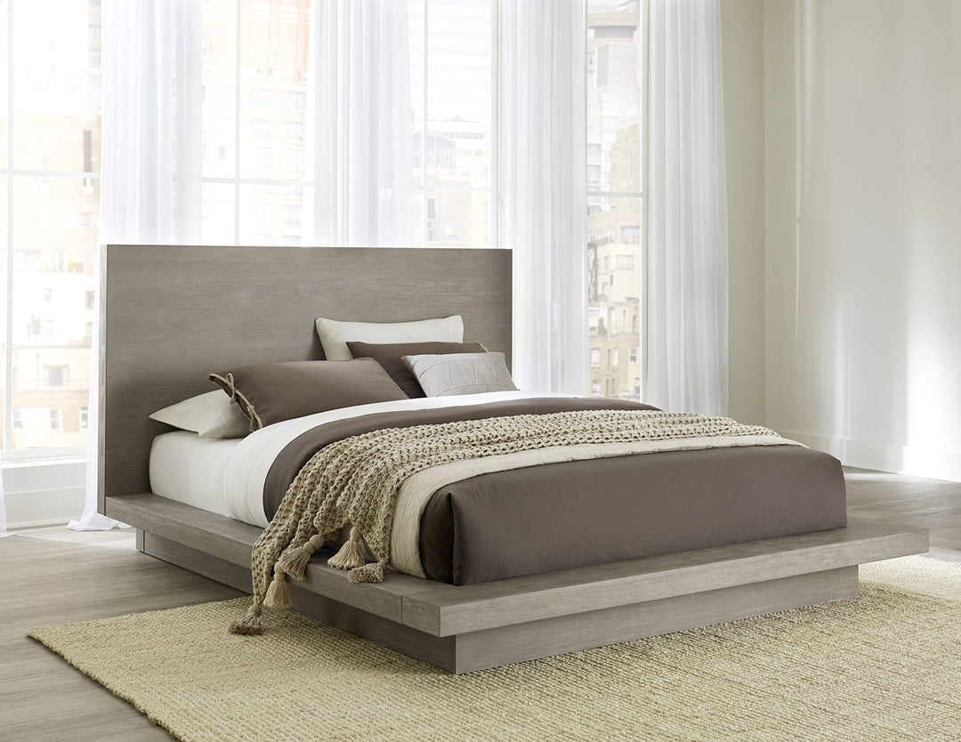 Melbourne California King-Size Panel Bed in Mineral