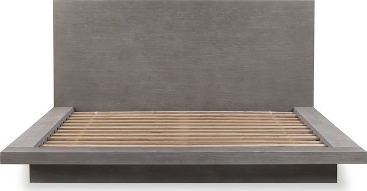 Melbourne Queen-Size Panel Bed in Mineral – view 5