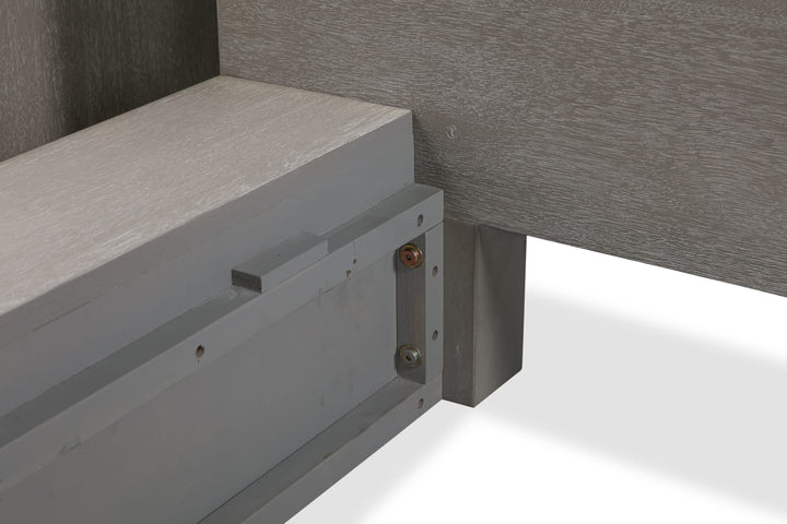 Melbourne Queen-Size Panel Bed in Mineral – view 6