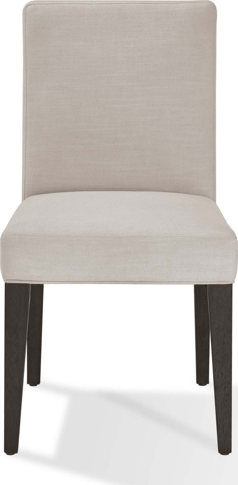 Modesto Upholstered Side Chair in Abalone Linen and French Roast – view 5