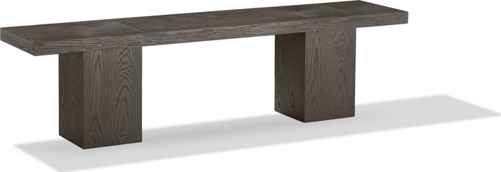 Modesto Wooden Dining Bench in French Roast – view 4