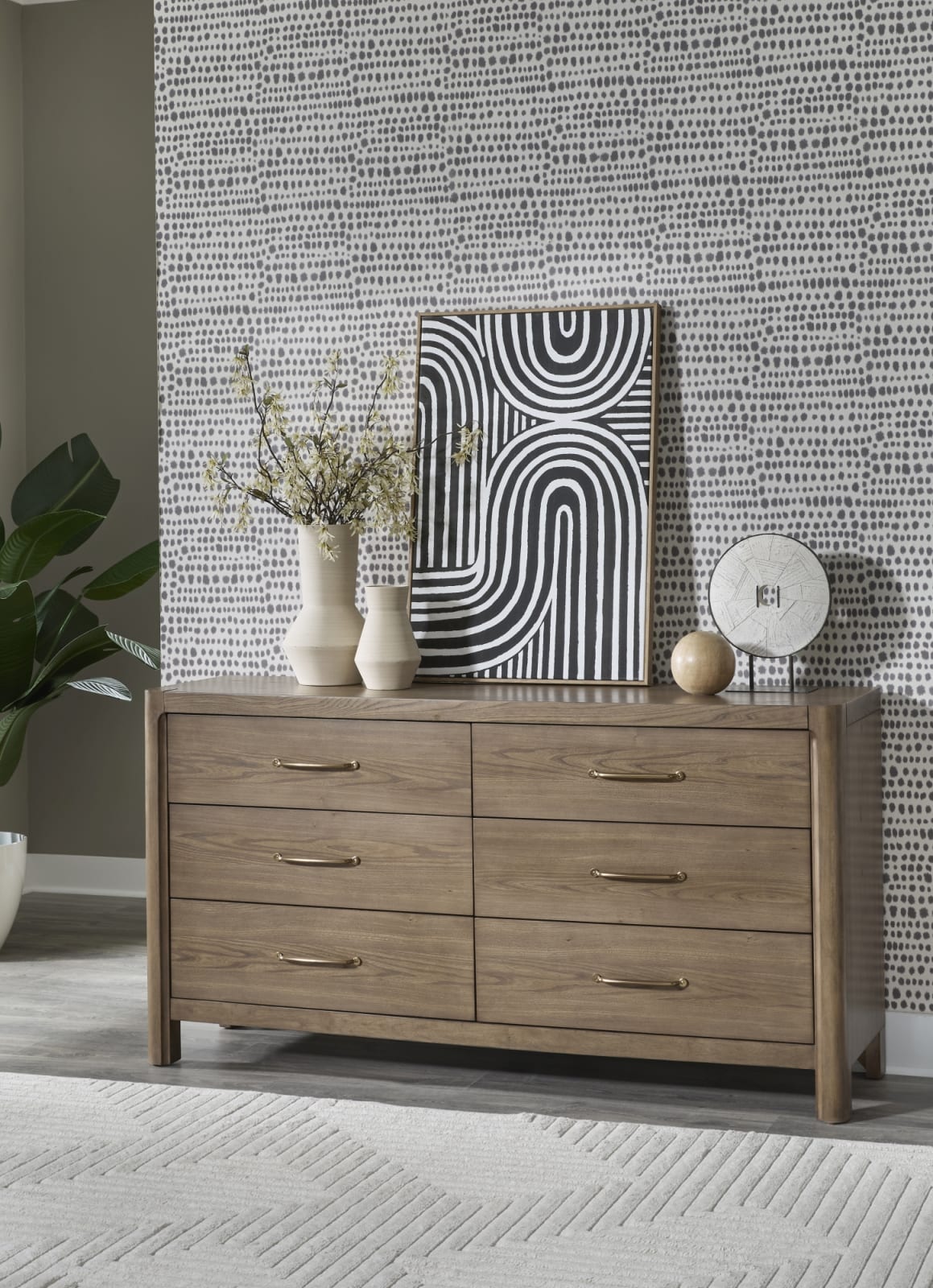 Morris 6 Drw Dresser - Claystn