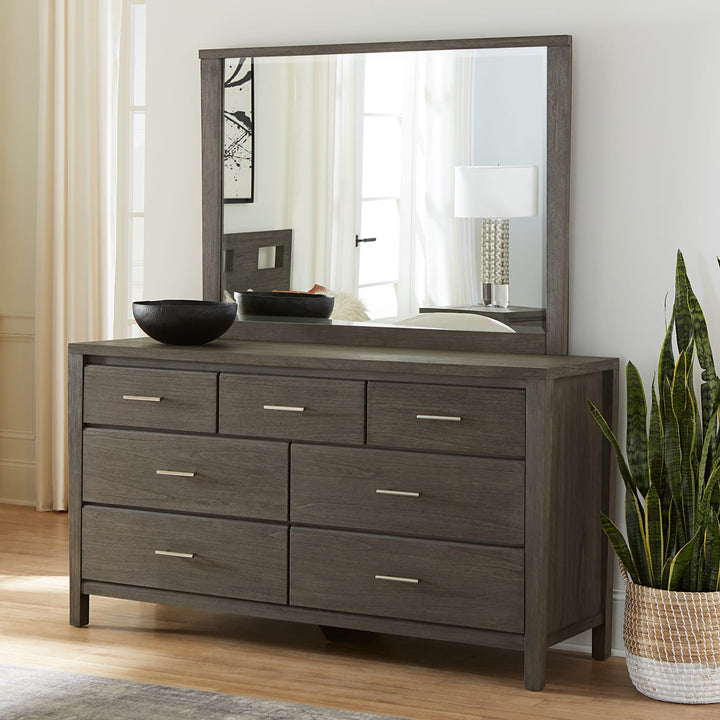 Nevis Dresser Mirror in Sharkskin – view 3