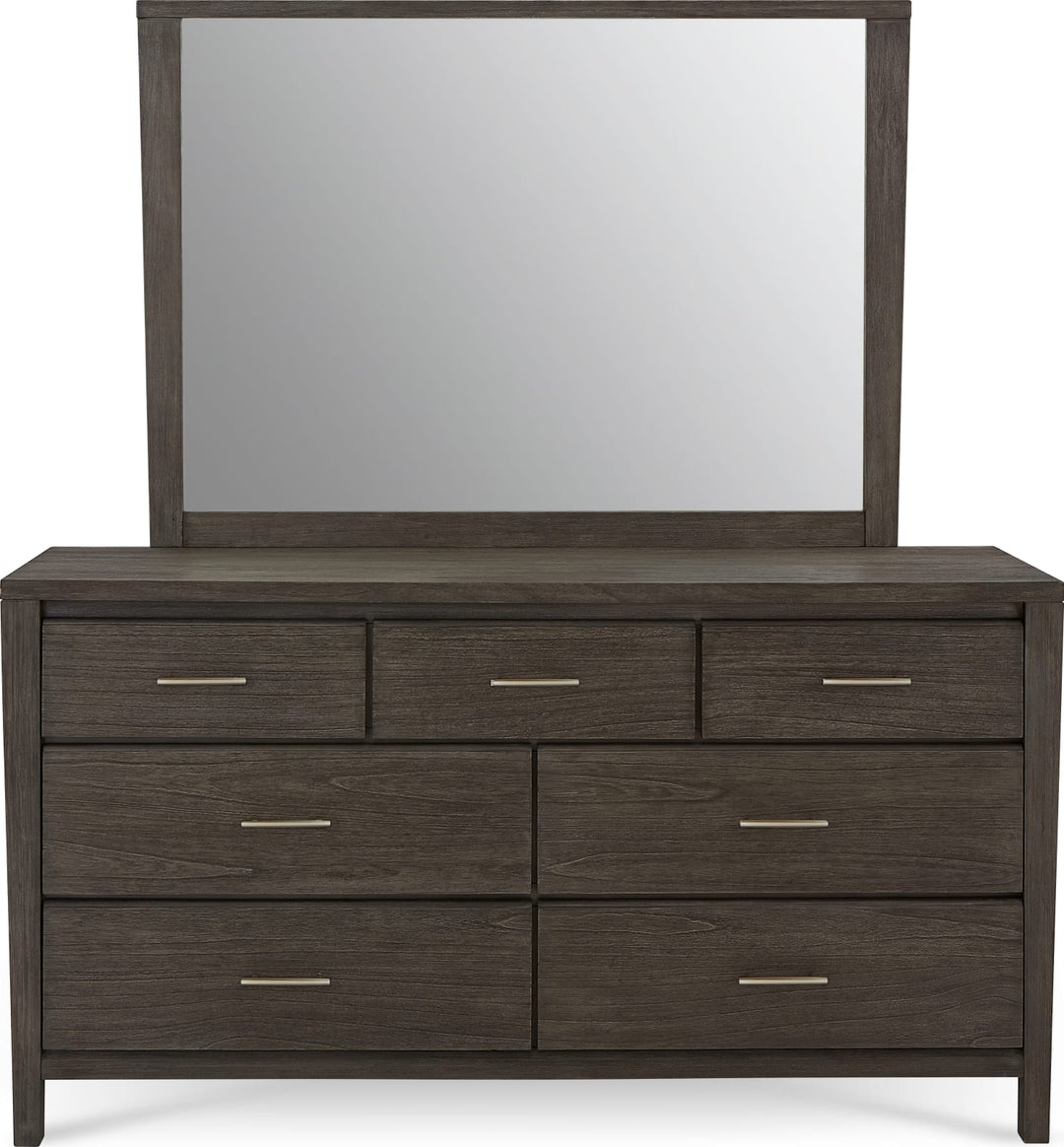Nevis Dresser Mirror in Sharkskin – view 5
