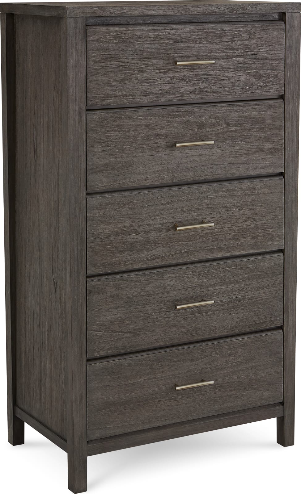 Nevis Five Drawer Chest in Sharkskin (2024) – view 6