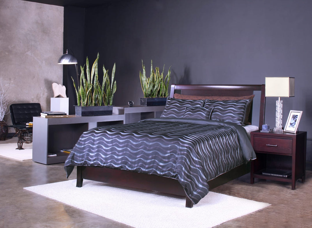 Nevis California King-size Low Profile Storage Bed in Espresso – view 3
