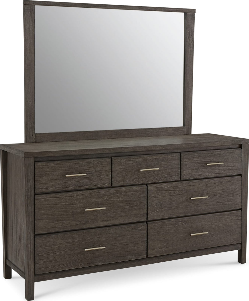 Nevis Seven Drawer Dresser in Sharkskin (2024) – view 9
