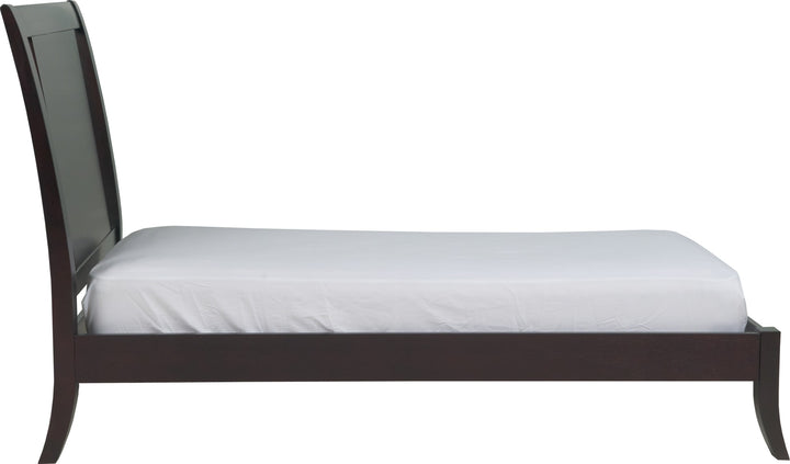 Nevis Full Size Low Profile Sleigh Bed in Espresso – view 7