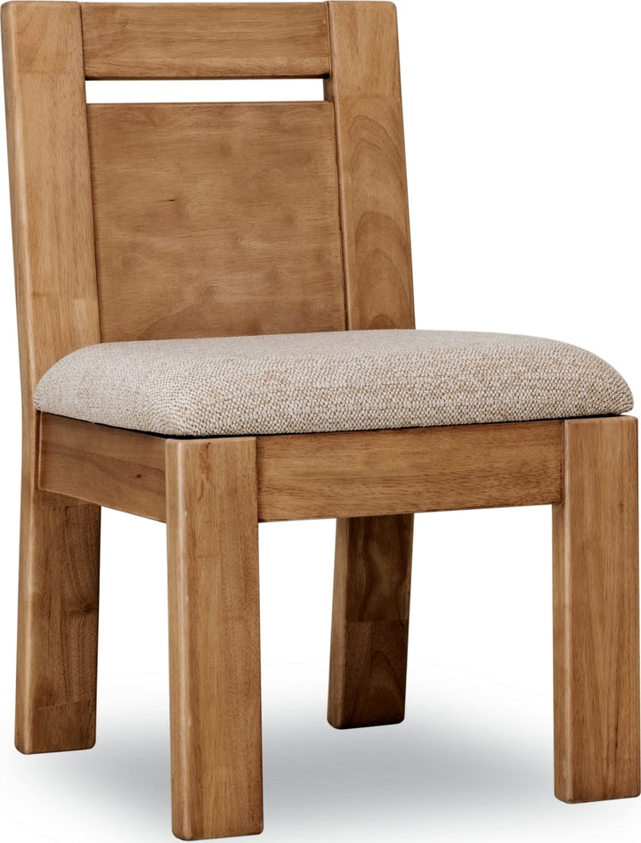 Nia Chenille Upholstered Dining Chair in Lioness and Hyena – view 3
