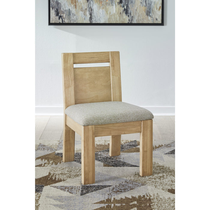 Nia Chenille Upholstered Dining Chair - Lioness and Hyena