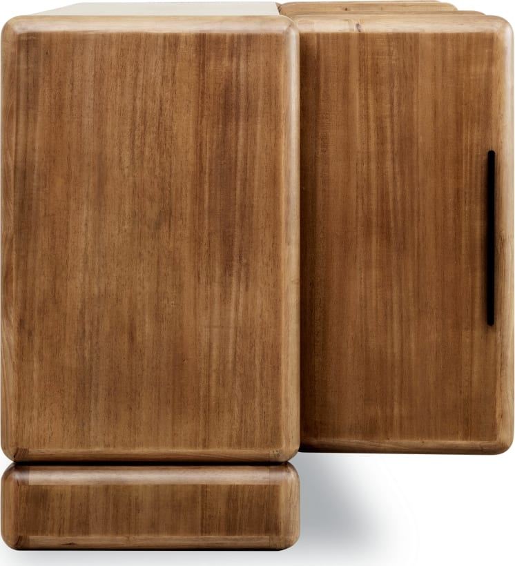 Nia Four Door Acacia Wood Sideboard in Lioness – view 6
