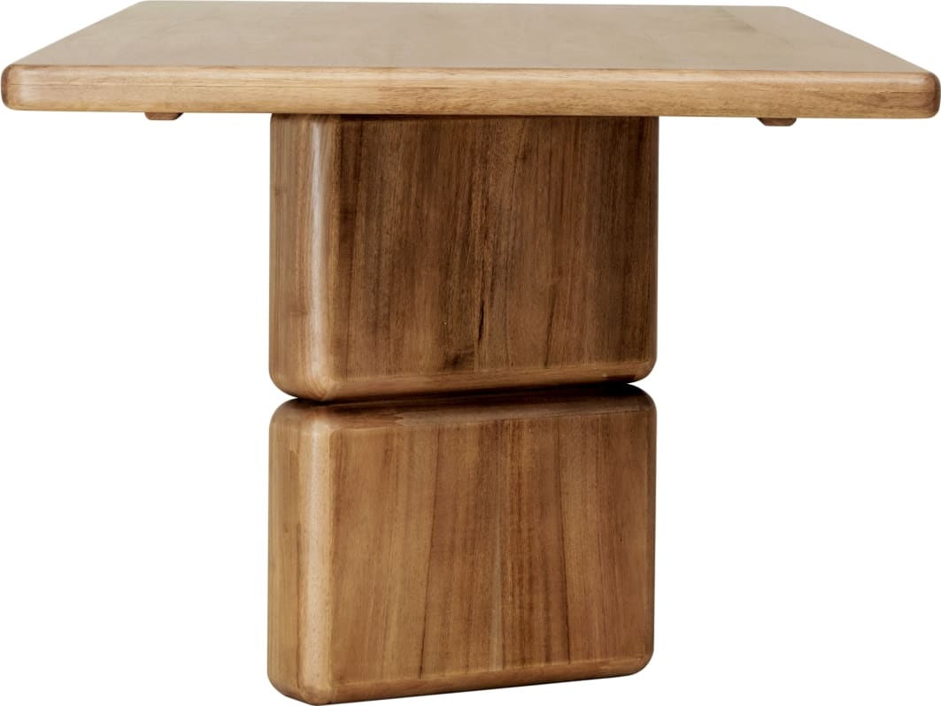 Nia Rectangular Acacia Wood Dining Table in Lioness – view 7
