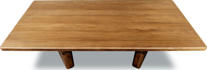 Nia Rectangular Acacia Wood Dining Table in Lioness – view 8