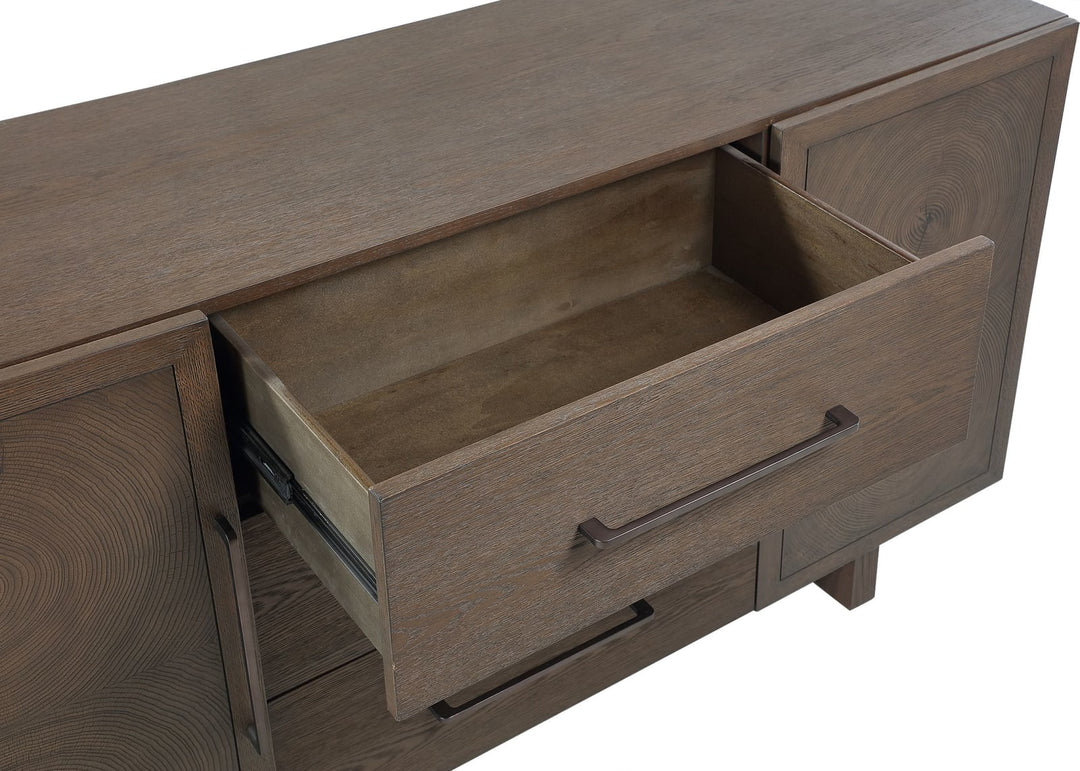 Oakland Three-Drawer Sideboard in Brunette – view 5