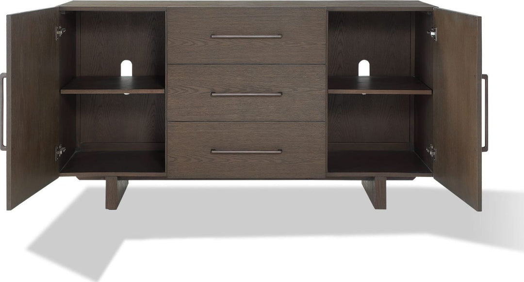 Oakland Three-Drawer Sideboard in Brunette – view 8