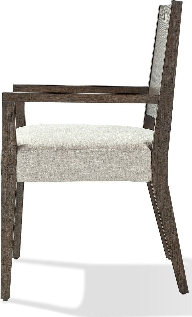 Oakland Wood Arm Chair in Brunette – view 6