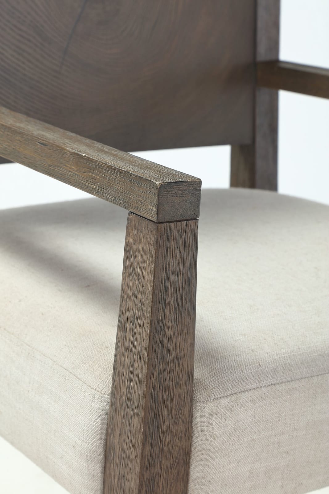 Oakland Wood Arm Chair in Brunette – view 8