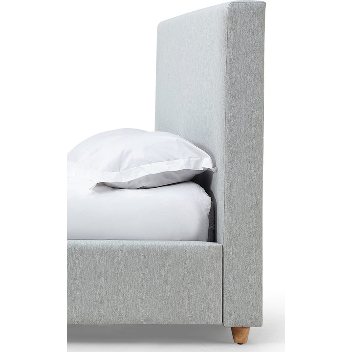 Olivia Queen Upholstered Headboard in Linen