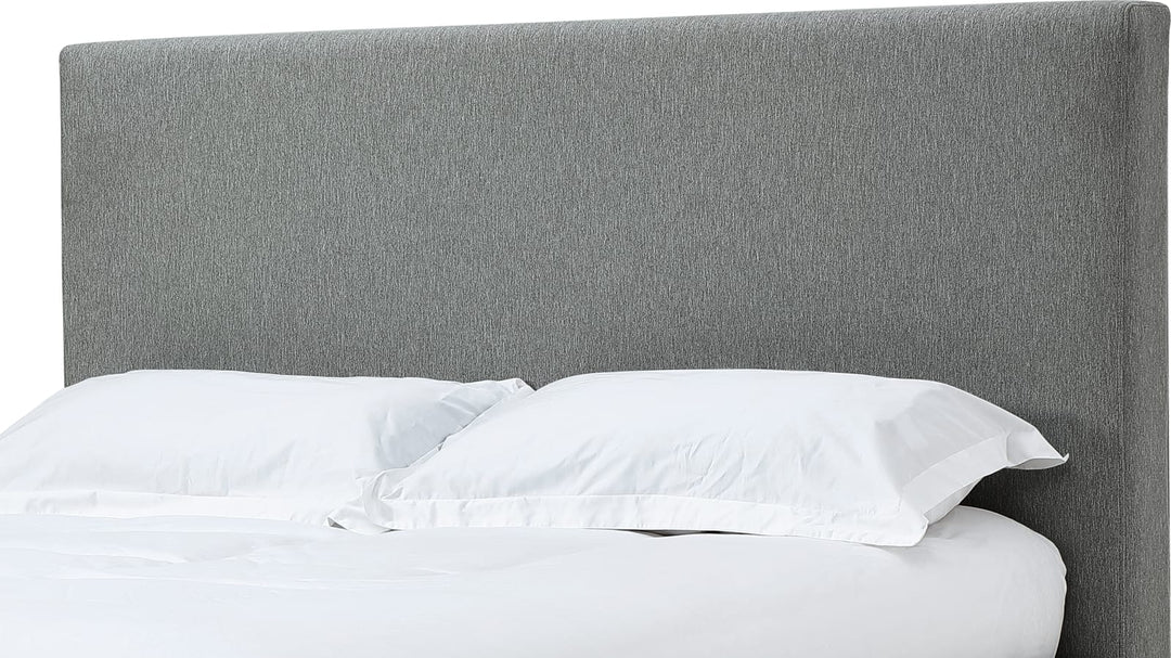 Olivia California King-Size Upholstered Headboard in Pewter (2026) – view 4