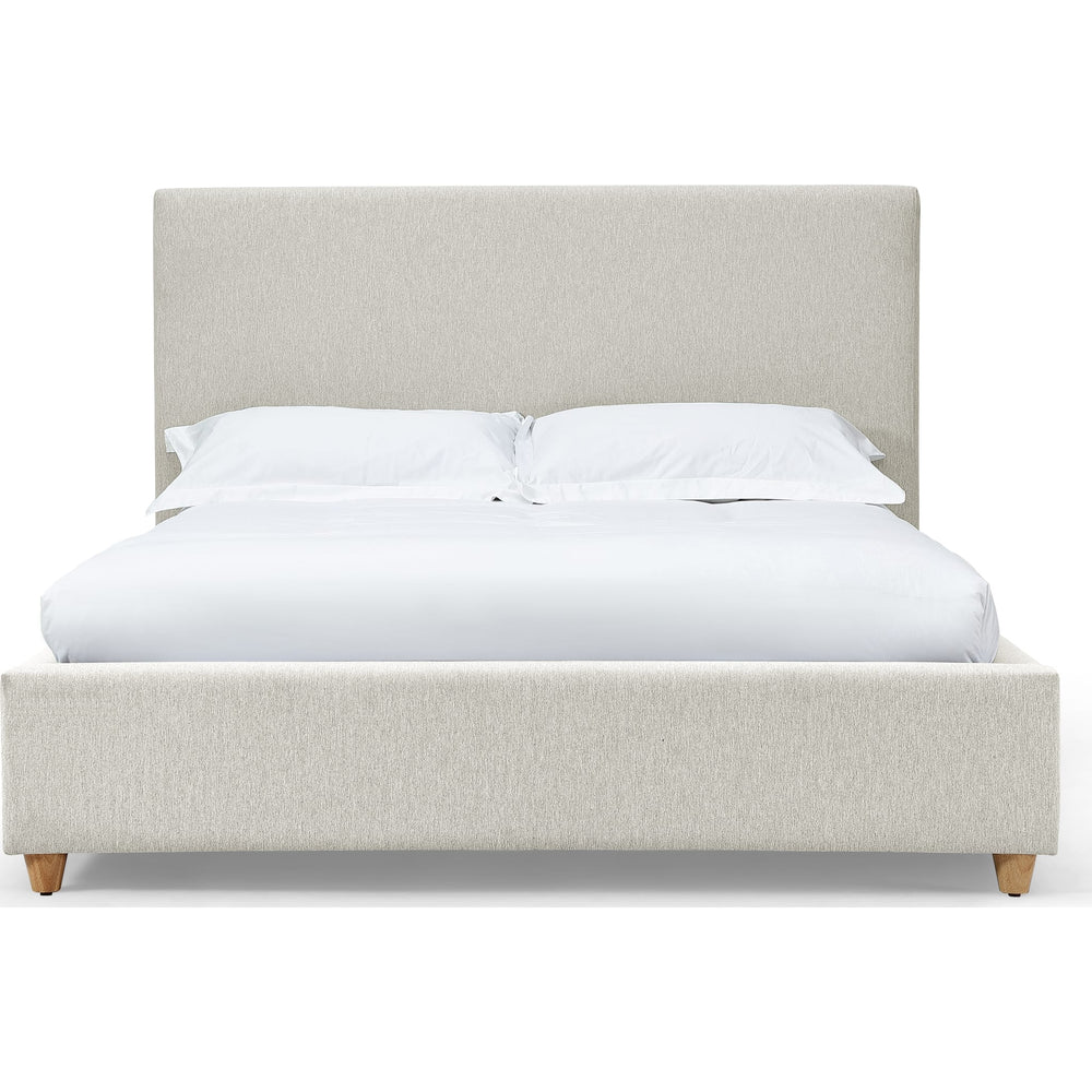 Olivia Full Upholstered Platform Bed in Ivory