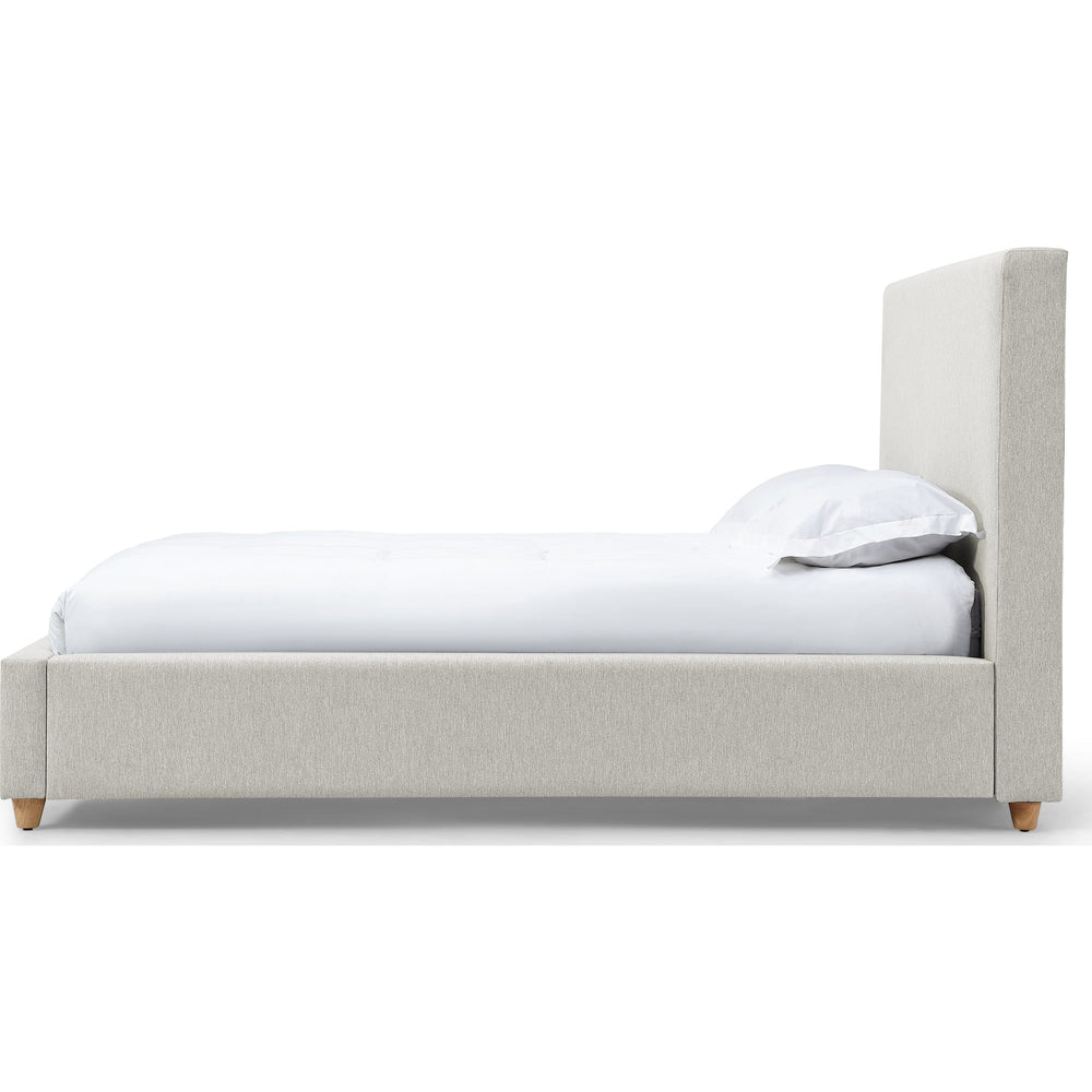 Olivia Full Upholstered Platform Bed in Ivory