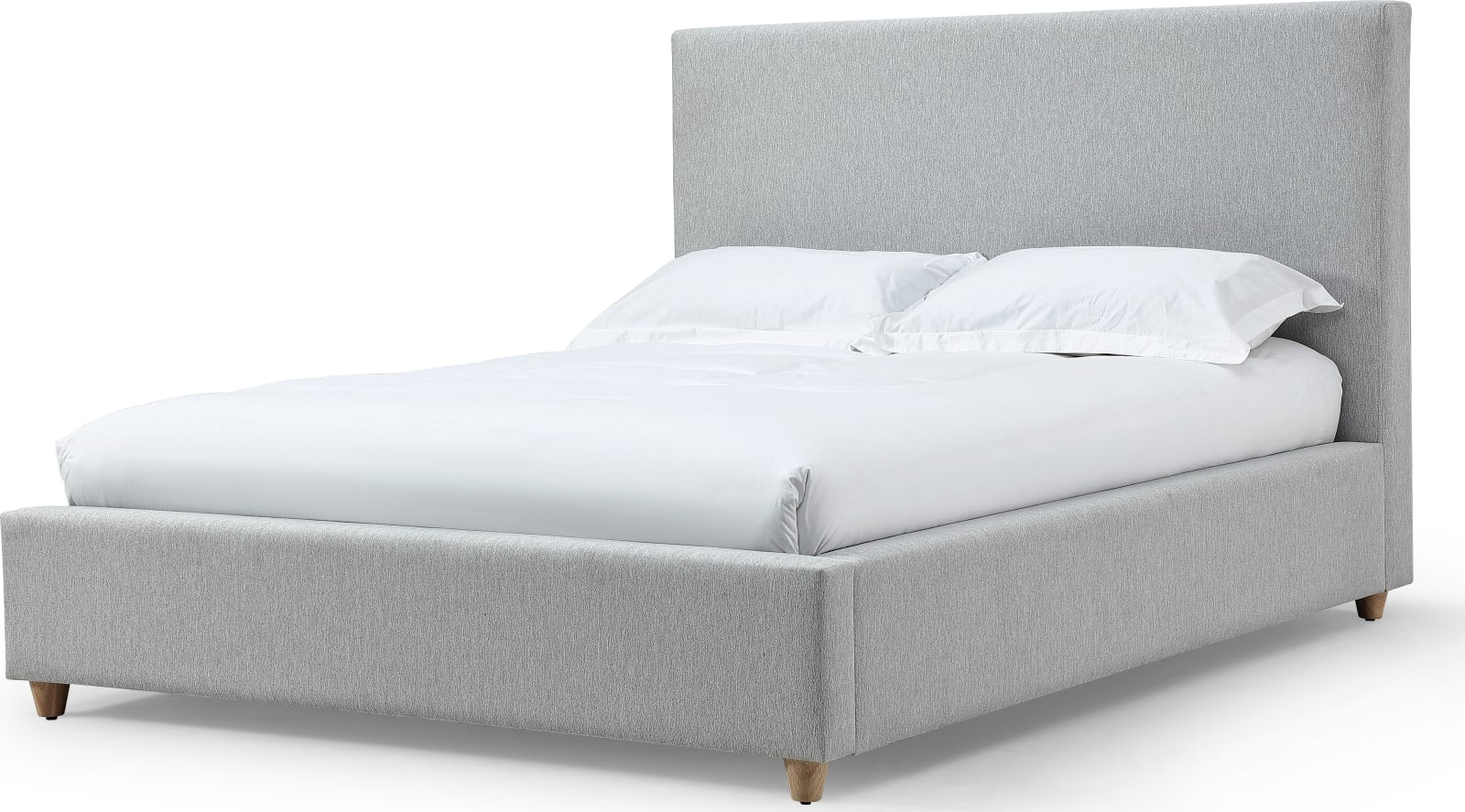 Olivia Upholstered Full-size Bed in Linen – view 2
