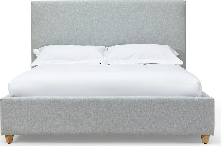 Olivia Upholstered Full-size Bed in Linen – view 3