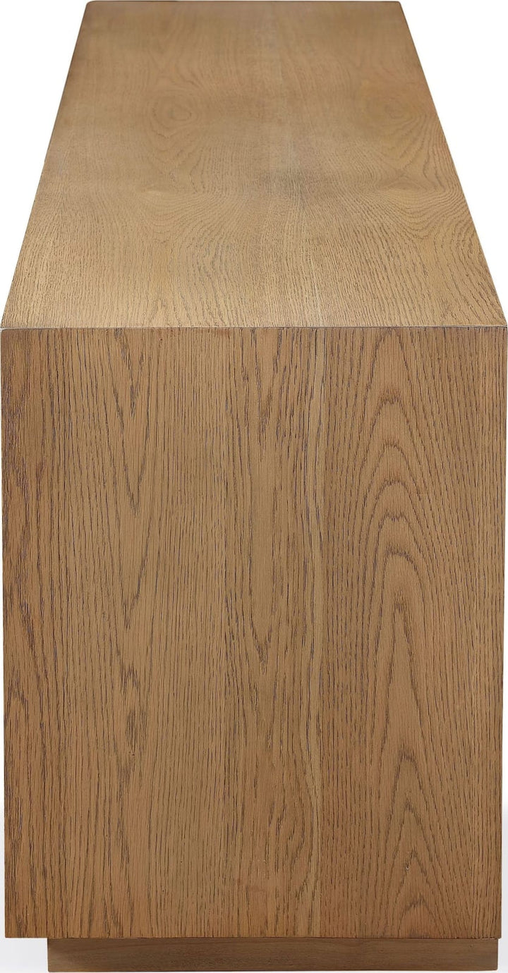 One Coastal Modern 74 inch TV Console in Bisque – view 3