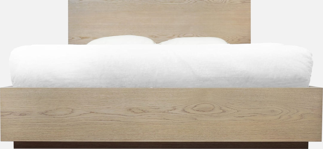 One Coastal Modern California King-size Platform Bed in Bisque – view 2