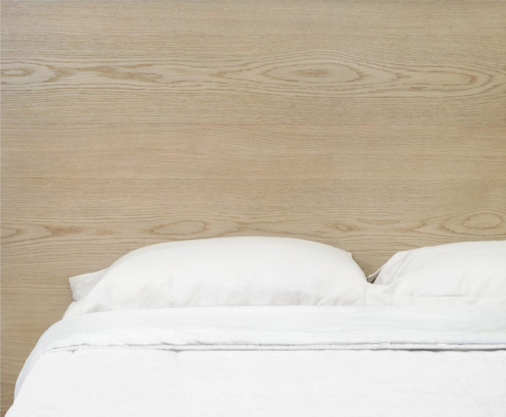 One Coastal Modern Full-size Platform Bed in Bisque – view 4