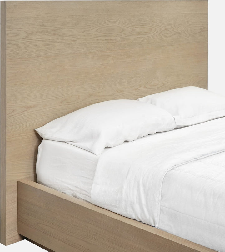 One Coastal Modern Full-size Platform Bed in Bisque – view 6