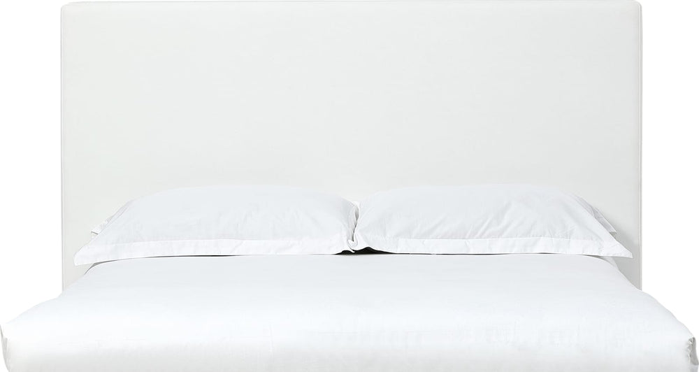 One Queen-size Upholstered Modern Headboard in Pearl – view 5
