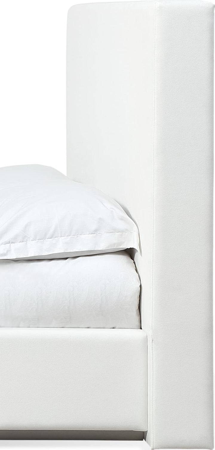 One Full-size Upholstered Headboard in Pearl (2026) – view 3