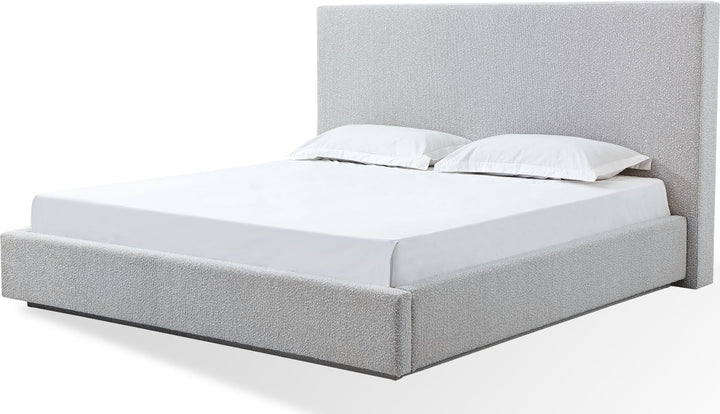 One Upholstered Platform Bed in Cotton Ball Boucle (2026) – view 4