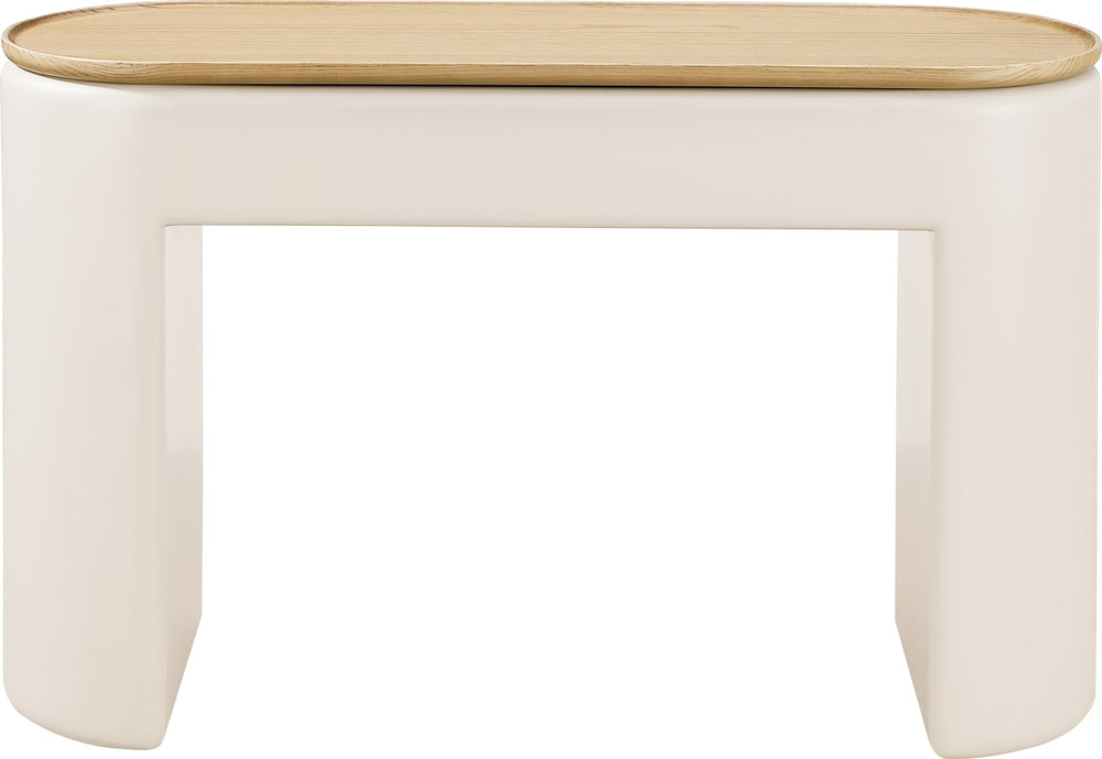 Oskar Lift Top Console Table in Barley – view 2