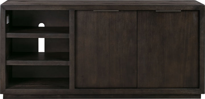 Oxford 64 inch Two Drawer Two Shelf Media Console in Basalt Grey – view 4