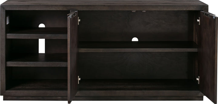 Oxford 64 inch Two Drawer Two Shelf Media Console in Basalt Grey – view 5
