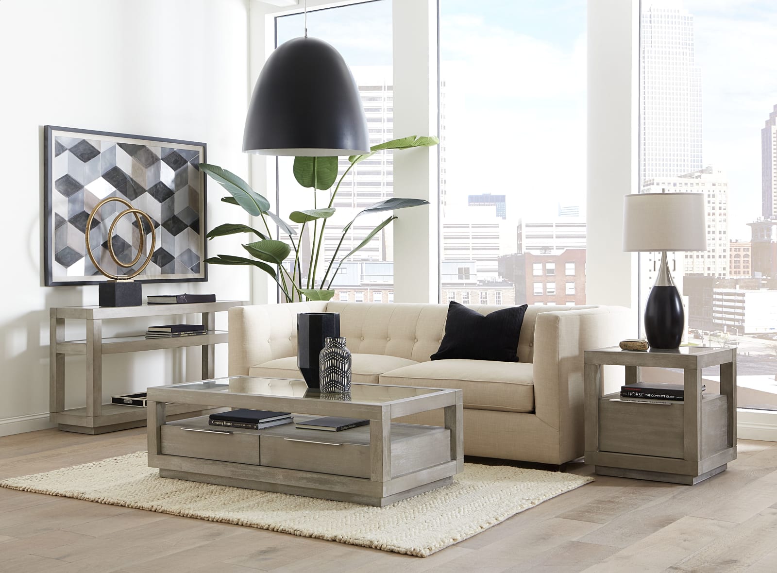 Oxford Console Table in Mineral – view 2