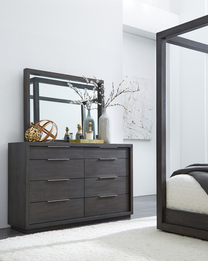 Oxford Eight Drawer Dresser in Basalt Grey (2024)