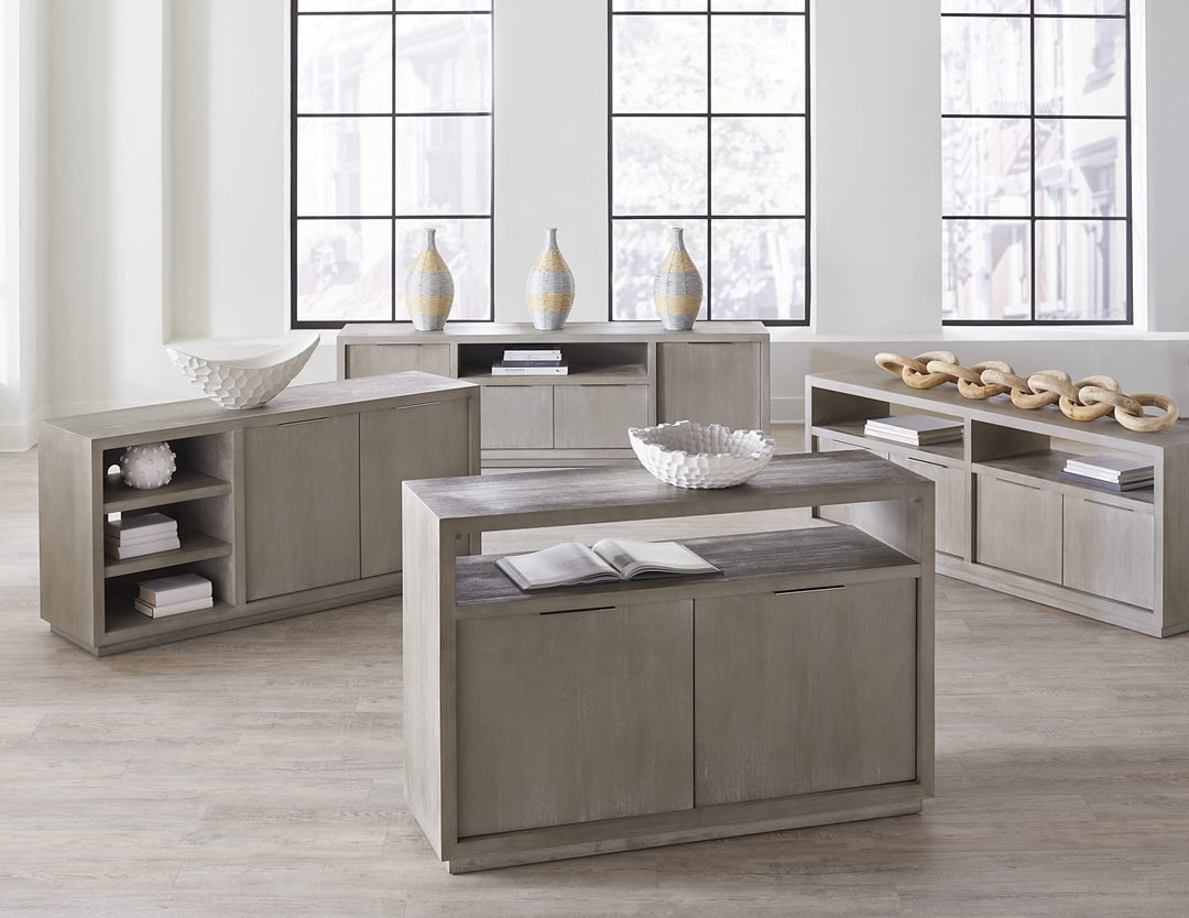 Oxford Media Console 84 inch in Mineral – view 2