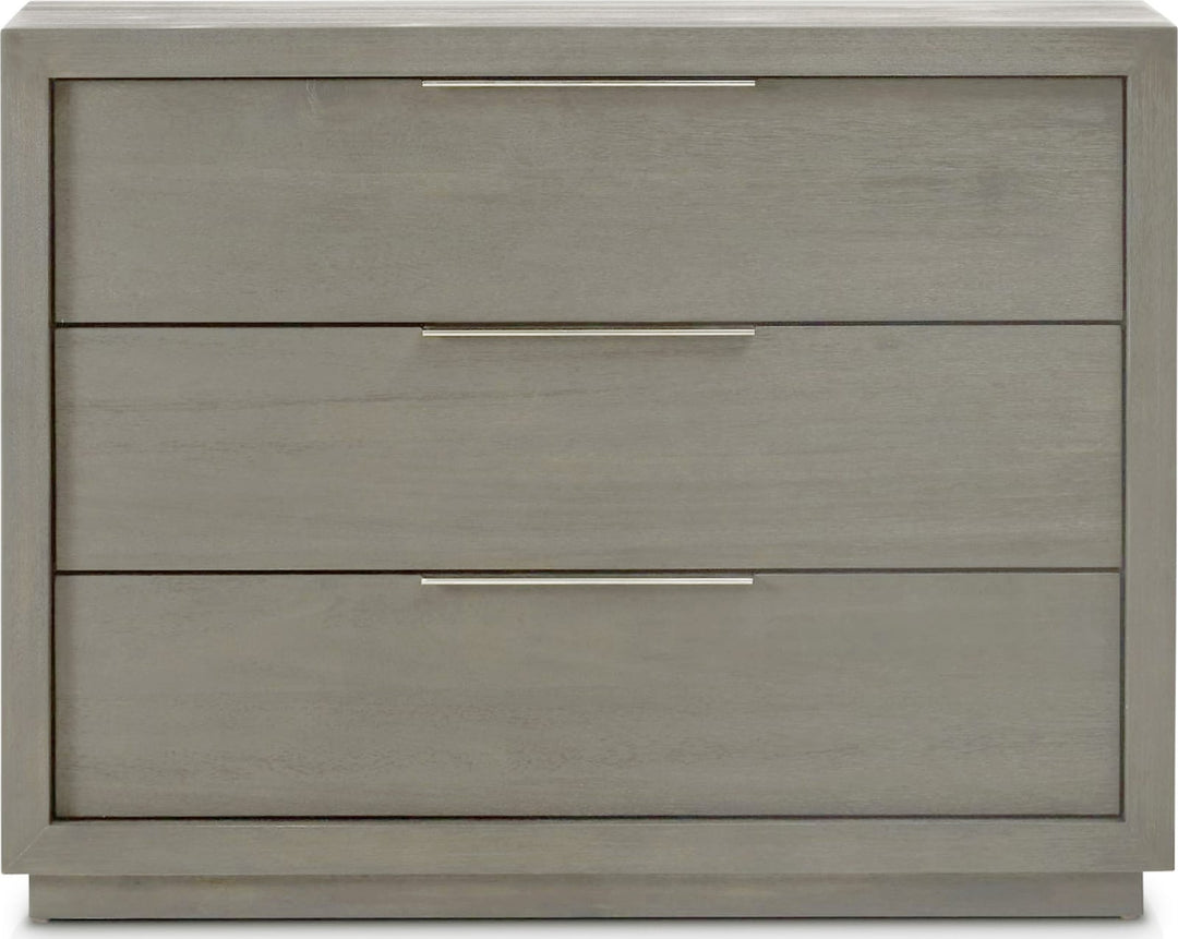 Oxford Three-Drawer Nightstand in Mineral (2024) – view 3