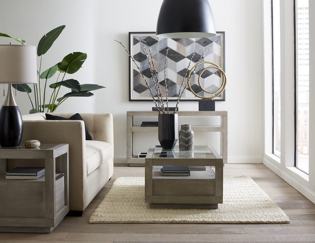 Oxford Two-Drawer Coffee Table in Mineral – view 3